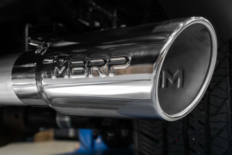 MBRP 2021+ Ford F-150 2.7L/ 3.5L Ecoboost 5.0L Single Side 3in Black Coated Catback Exhaust-SR1 Performance