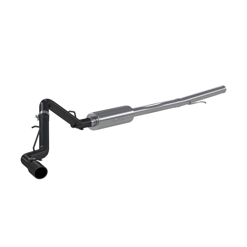 MBRP 2019 Chevrolet/GMC 1500 Silverado/Sierra 4.3L & 5.3L 3 in Cat Back, Single Side (Black Coated)-SR1 Performance