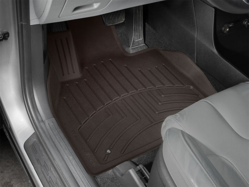 WeatherTech FloorLiner HP for Hyundai Palisade 2020-2023, Cocoa, Front - Custom Fit Waterproof Floor Protector