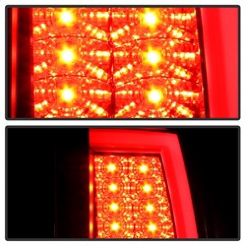 Spyder 03-06 Chevy Silverado (Does Not Fit Stepside) Version 2 LED Tail Lights - Black Smoke-SR1 Performance