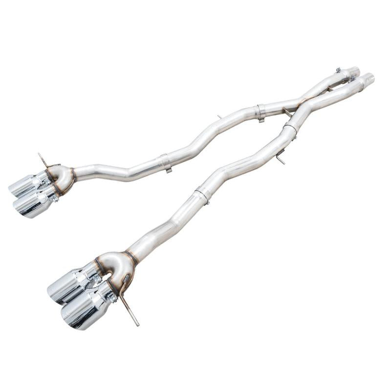 AWE Track Edition Catback Exhaust for BMW G8X M3/M4 - Chrome Silver Tips-SR1 Performance