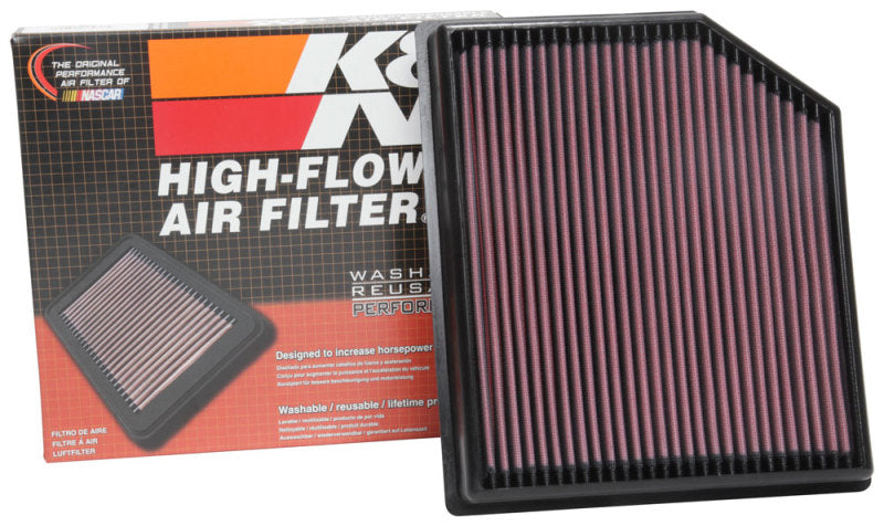 K&N 2018 Jeep Grand Cherokee V8-6.2L F/I Replacement Drop In Air Filter-SR1 Performance