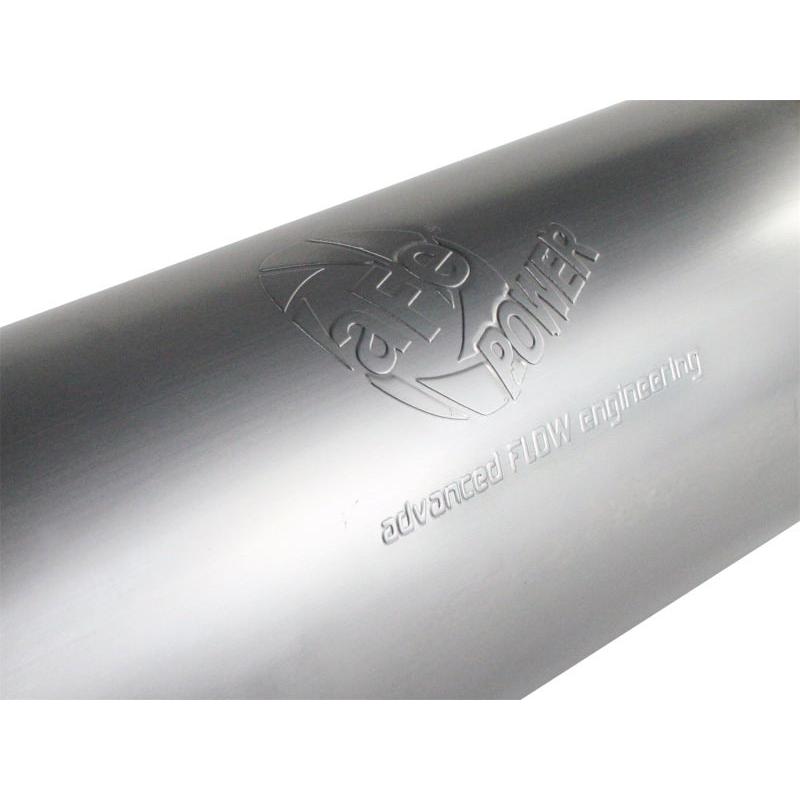 aFe MACHForce XP Exhausts Mufflers SS-409 EXH Muffler 4 ID In/Out 8 Dia-SR1 Performance