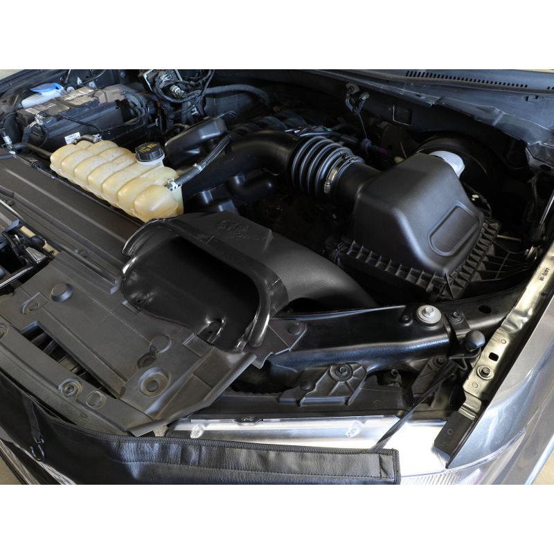 aFe Rapid Induction Dynamic Air Scoop 2021+ Ford F-150V6/V8 - Black-SR1 Performance
