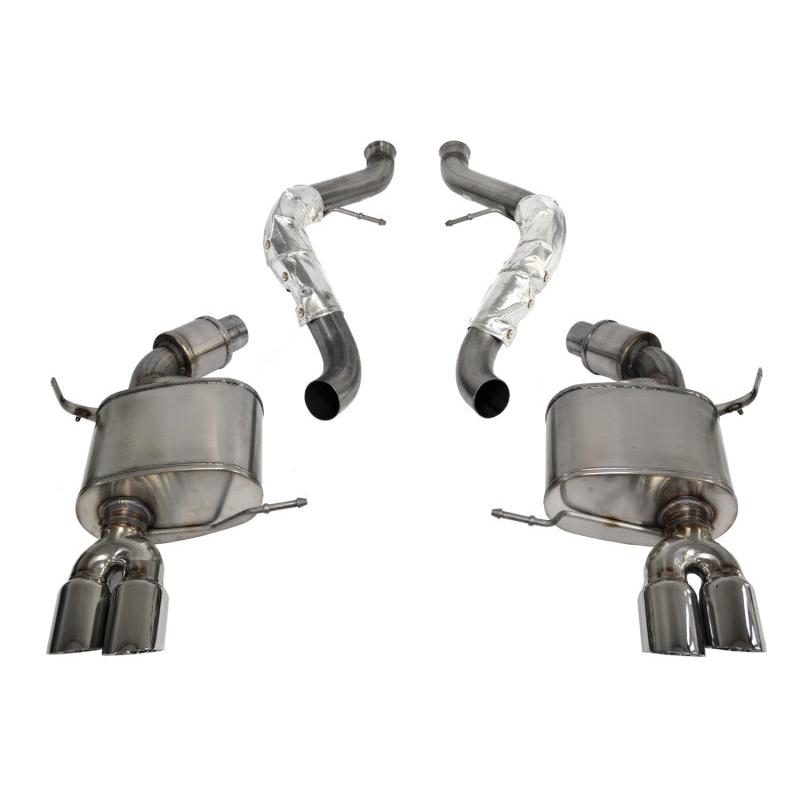 Corsa 2008-2012 BMW M3 Convertible E93 Polished Sport Cat-Back Exhaust-SR1 Performance