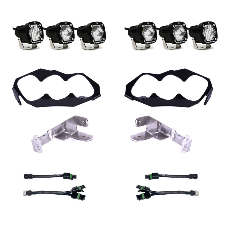 Baja Designs 2024+ Can-Am Maverick R S1 Headlight Kit-SR1 Performance