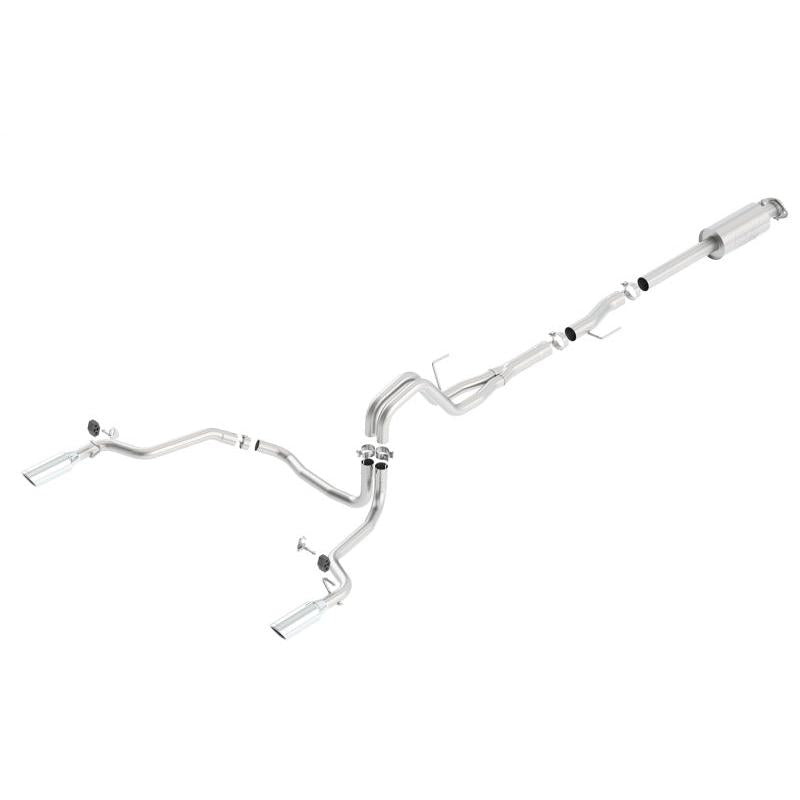 Borla 15-16 Ford F-150 3.5L EcoBoost Ext. Cab Std. Bed Catback Exhaust ATAK Single Split Rear Exit-SR1 Performance