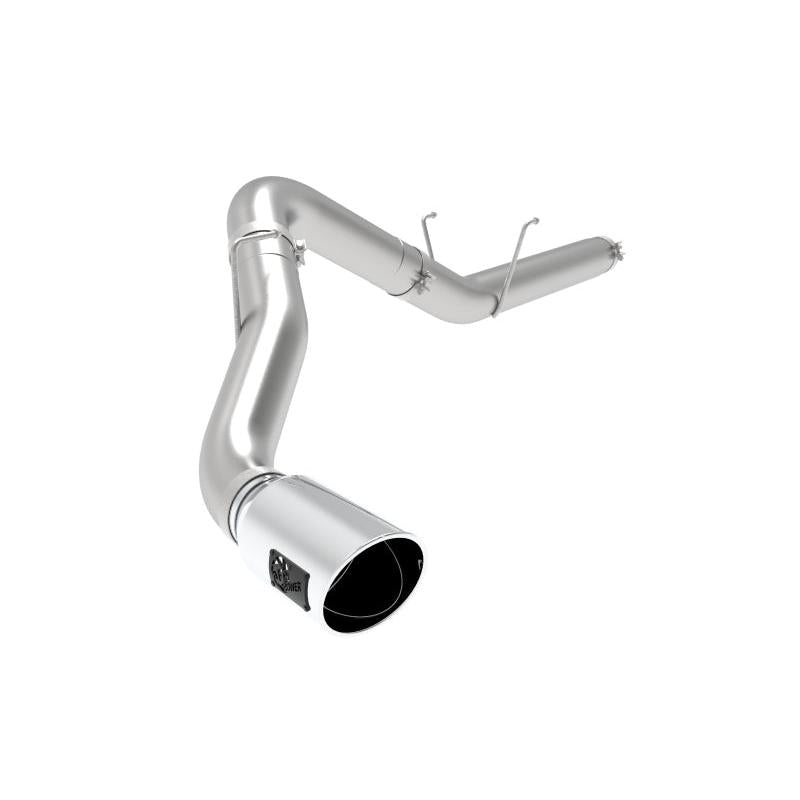 aFe ATLAS 5in Alum Steel DPF-Back Exhaust System w/Polished Tip 19-20 Ram Diesel Trucks L6-6.7L (td)-SR1 Performance