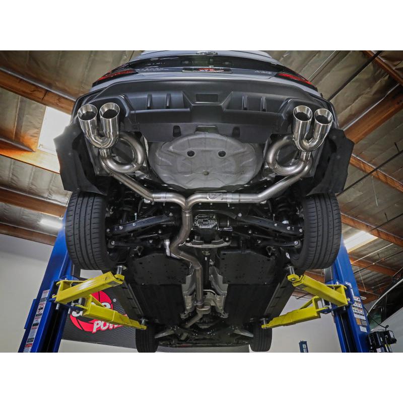 aFe POWER Takeda 3in to 2-1/2in 304 SS Cat-Back Exhaust w/ Polished Tips 22-23 Subaru WRX H4-2.4L(t)-SR1 Performance