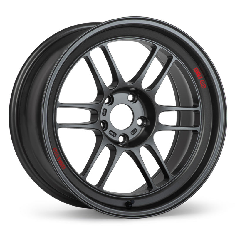 Enkei RPF1RS 18x9.5 5x114.3 12mm Offset 75mm Bore Matte Gunmetal Wheel-SR1 Performance