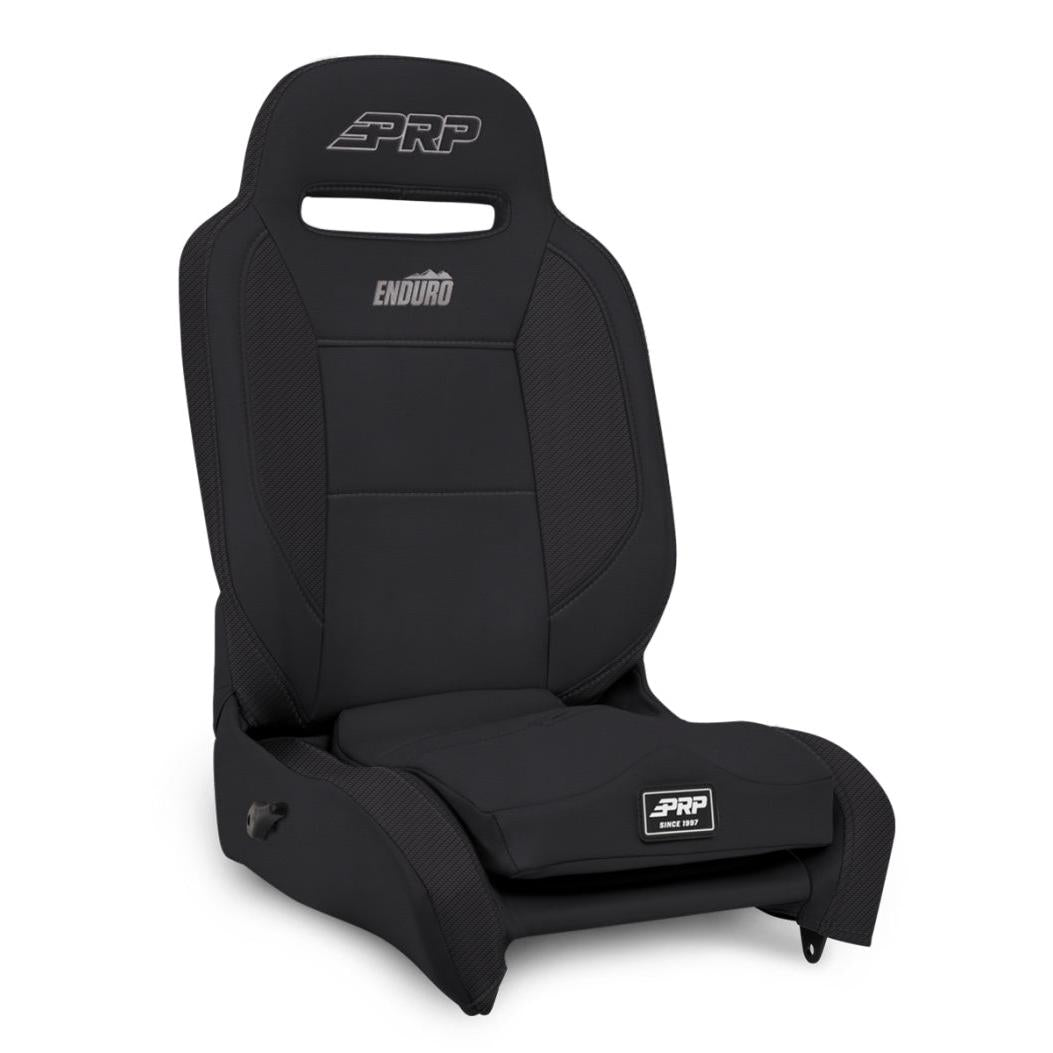PRP Enduro Elite Reclining Suspension Seat (Driver Side)- Black Vinyl/Black-SR1 Performance