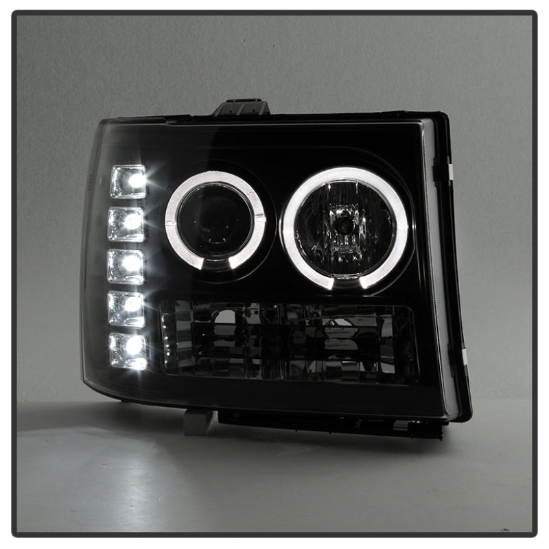 Spyder GMC Sierra 1500/GMC Sierra Denali 08-13 Projector LED Halo- LED Blk PRO-YD-GS07-HL-BK-SR1 Performance