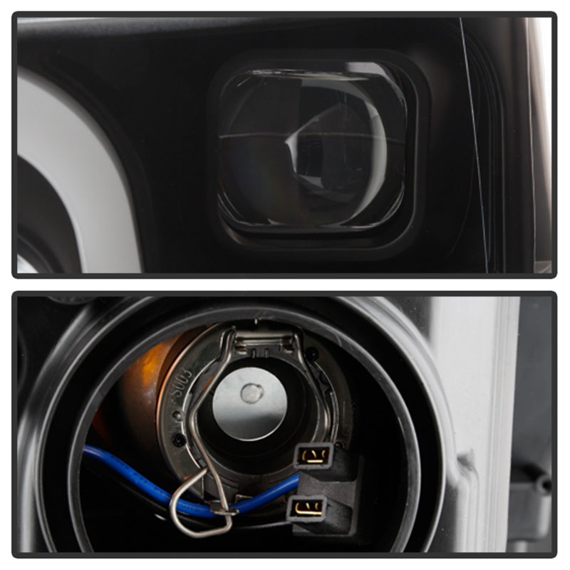 Spyder 18-19 Ford F-150 Projector Headlights - Halogen Model Only - Black PRO-YD-FF15018-LB-BK-SR1 Performance