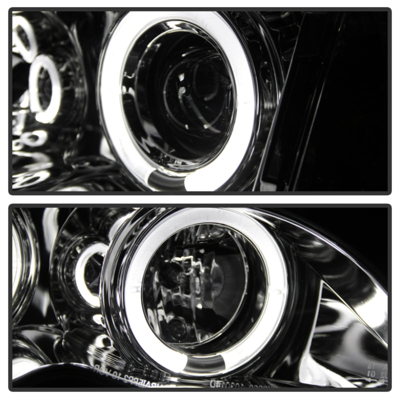 Spyder BMW E46 3-Series 02-05 4DR Projector Headlights 1PC LED Halo Chrm PRO-YD-BMWE4602-4D-AM-C-SR1 Performance