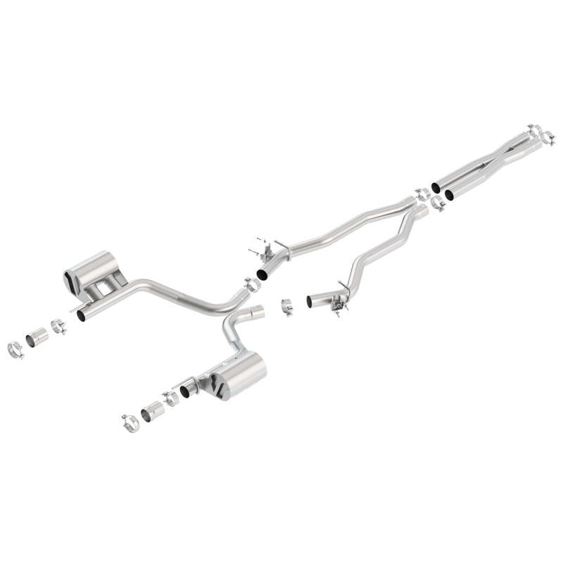 Borla 2015-2022 Charger SRT 392 / Scat Pack 6.4L Atak Catback Exhaust Single Split Rear Exit-SR1 Performance