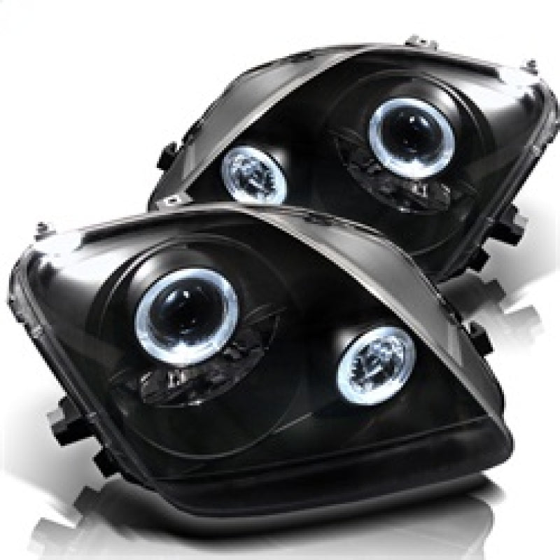 Spyder Honda Prelude 97-01 Projector Headlights LED Halo Black High H1 Low H1 PRO-YD-HP97-HL-BK-SR1 Performance