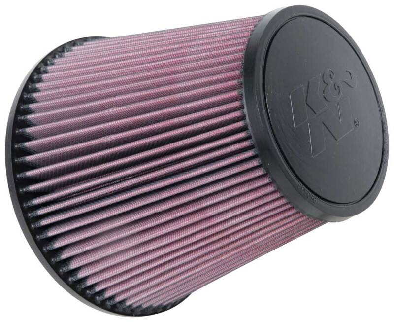 K&N Universal Clamp-On Air Filter 3-7/8in FLG / 7-1/2in B / 5in T / 7in H-SR1 Performance