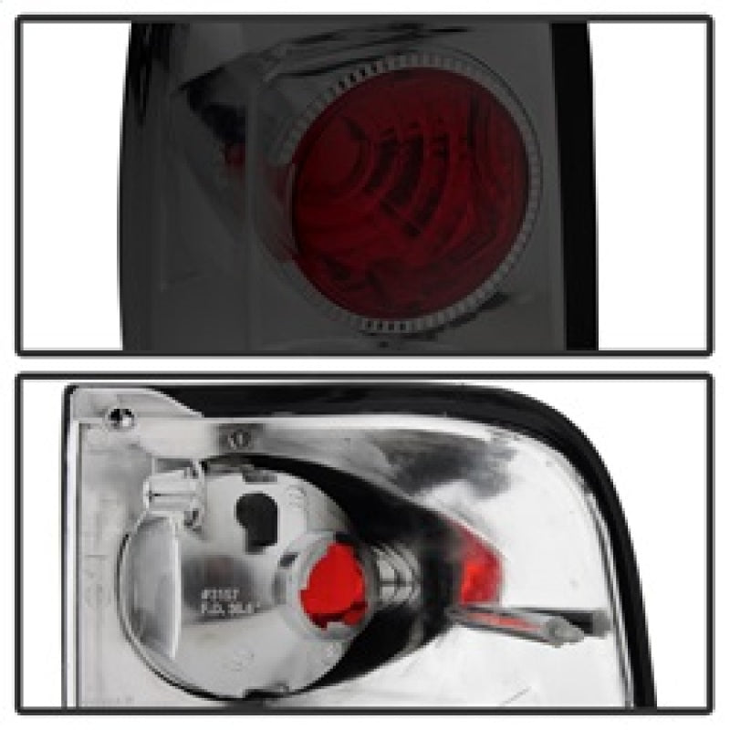 Spyder Ford F150 side 04-08 (Not Fit Heritage & SVT)Euro Tail Lights Smke ALT-YD-FF15004-SM-SR1 Performance