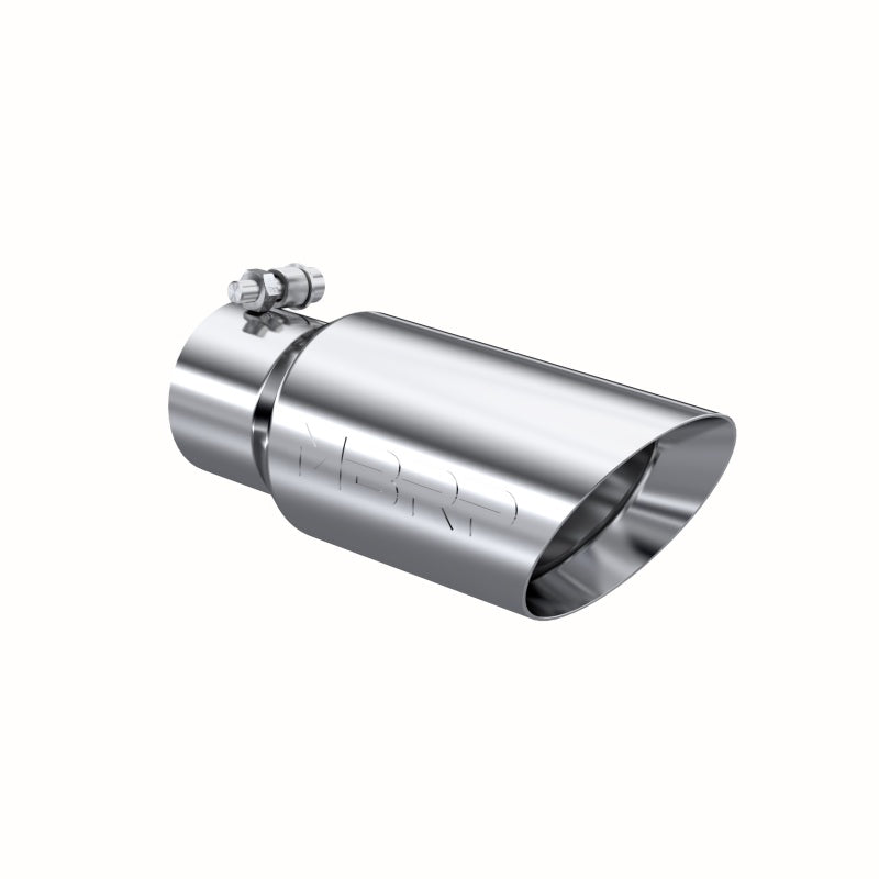 MBRP Universal Tip 4in OD 3in Inlet 10in Length Dual Wall Angled End T304-SR1 Performance