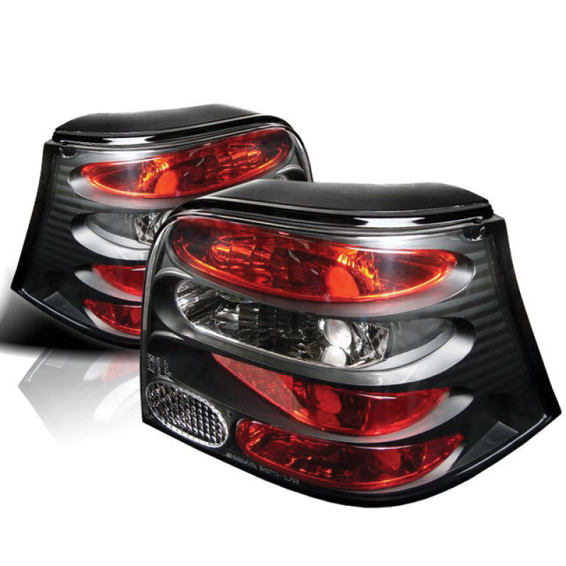 Spyder Volkswagen Golf 99-04 Euro Style Tail Lights Black ALT-YD-VG99-BK-SR1 Performance
