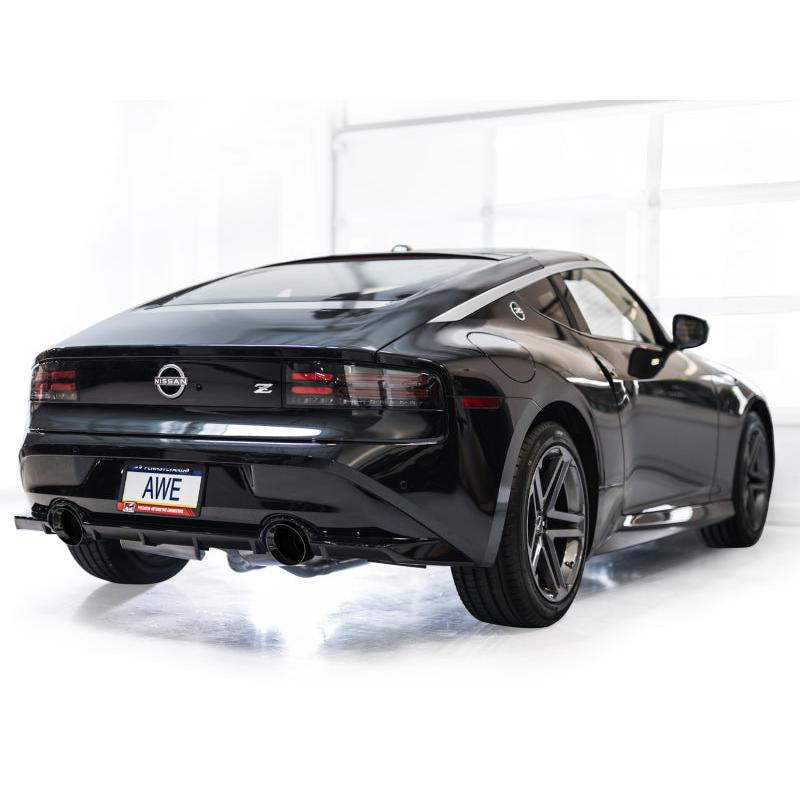 AWE 2023 Nissan Z RZ34 RWD Track Edition Catback Exhaust System w/ Diamond Black Tips-SR1 Performance