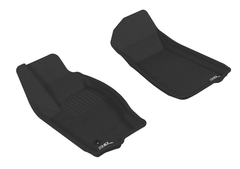 3D MAXpider 2005-2010 Jeep Grand Cherokee Kagu 1st Row Floormat - Black-SR1 Performance