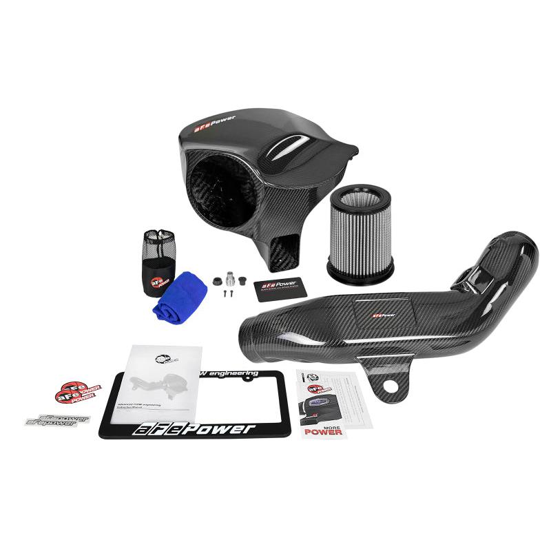 aFe Black Series Carbon Fiber CAIS w/PDS Filter 16-18 BMW M2 (F87) L6-3.0L-SR1 Performance