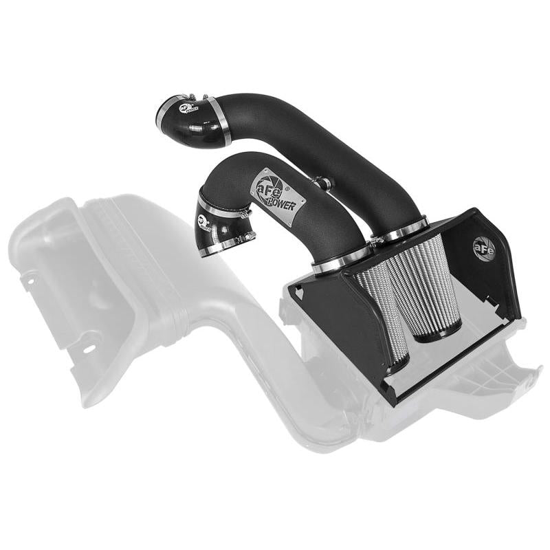 aFe MagnumFORCE 2XP Intake w/3.5in Black Steel Housing Pro DRY S Filter 2017 Ford F-150 V6-3.5L (tt)-SR1 Performance