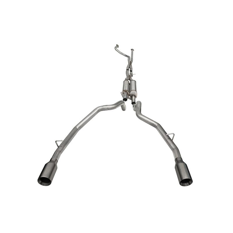 Corsa 2021-2024 Dodge Ram TRX Crew Cab Xtreme Catback Exhaust Dual Rear Gunmetal Tip-SR1 Performance