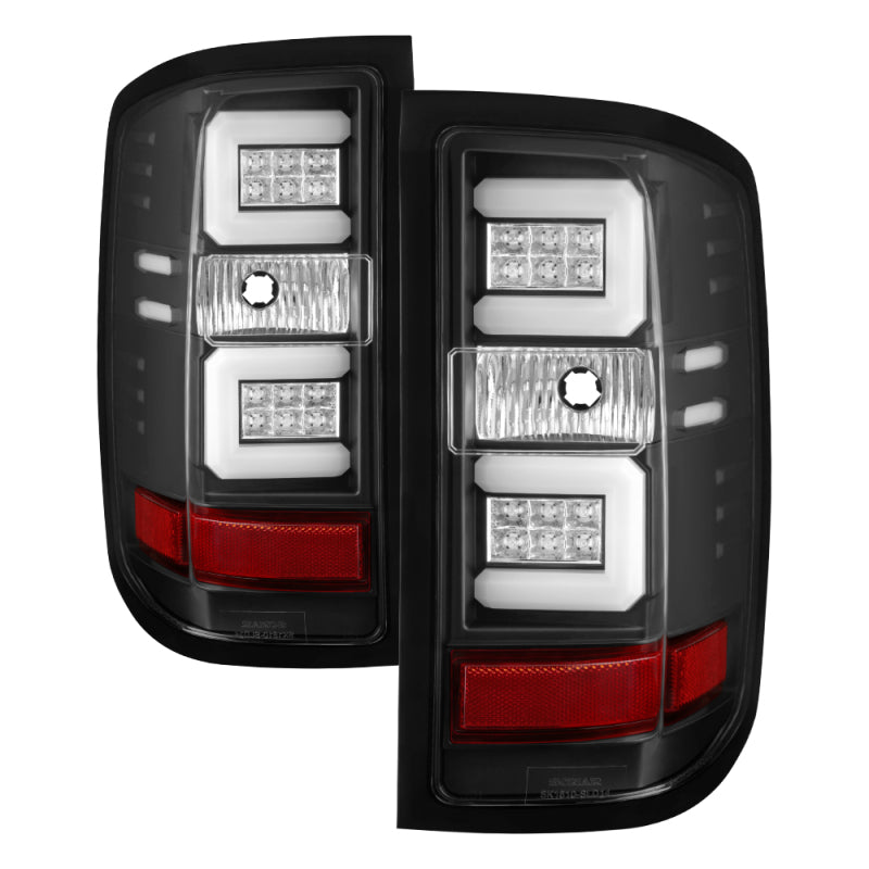 Spyder Chevy Silverado 2016-2017 Light Bar LED Tail Lights - Black ALT-YD-CS16-LED-BK-SR1 Performance