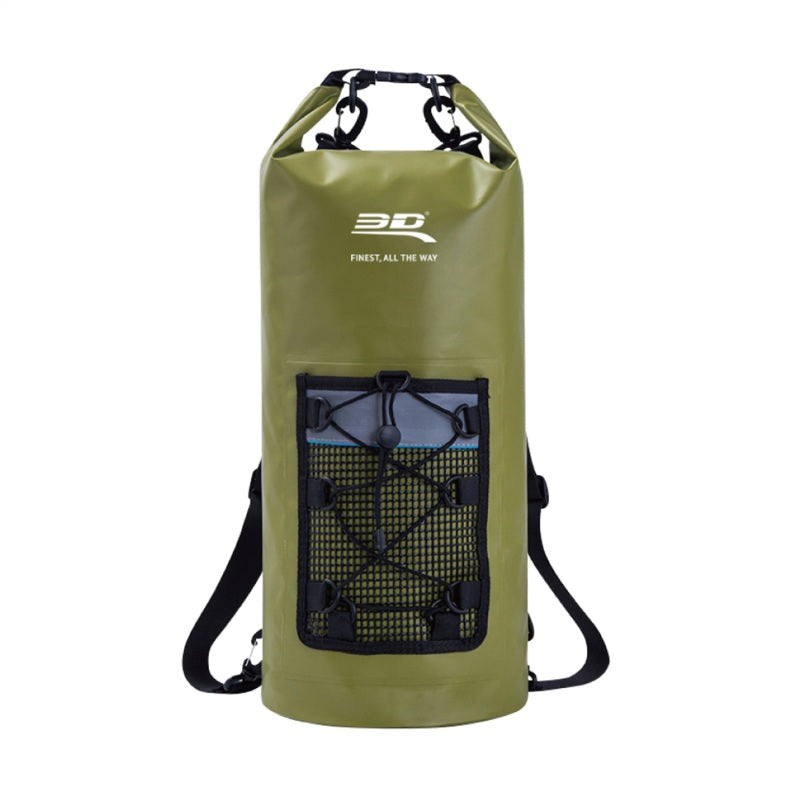 3D MAXpider Roll-Top Dry Bag Backpack - Army Green-SR1 Performance
