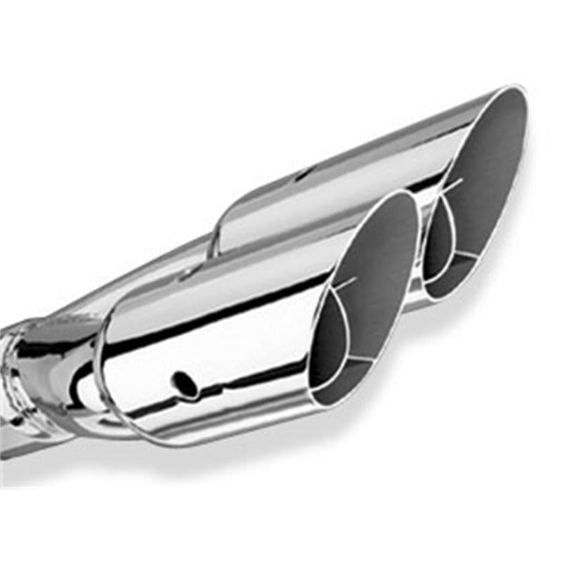 Borla Universal Polished Tip Dual Round Angle-Cut Intercooled (inlet 2 1/2in. Outlet 3in) *NO Return-SR1 Performance