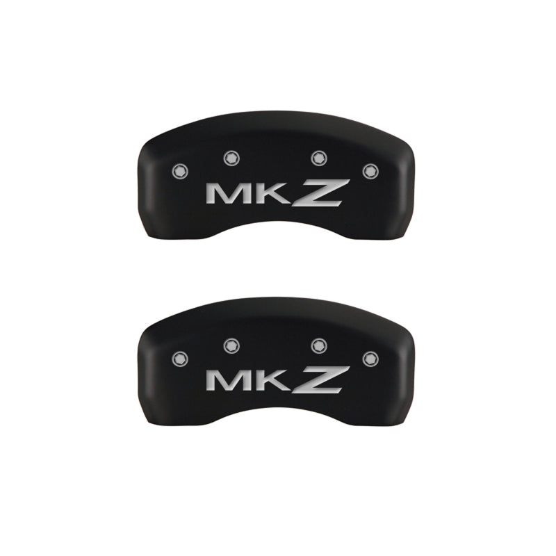 MGP Red Brake Caliper Covers for Lincoln MKZ and Zephyr * Part Number 36008SLCZRD