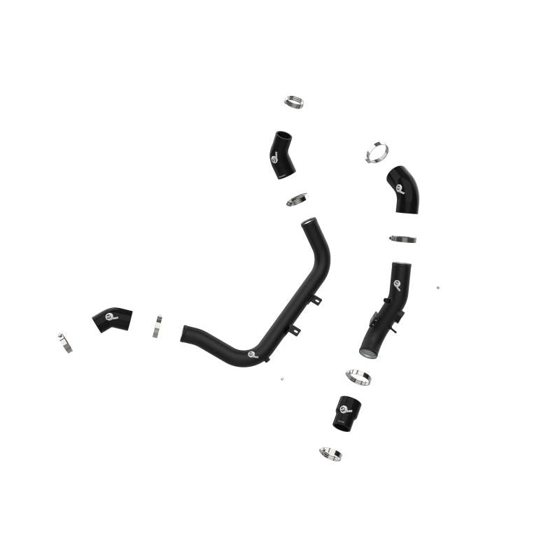 aFe BladeRunner Aluminum Hot and Cold Charge Pipe Kit Black 17-20 Hyundai Elantra GT L4-1.6L (t)-SR1 Performance
