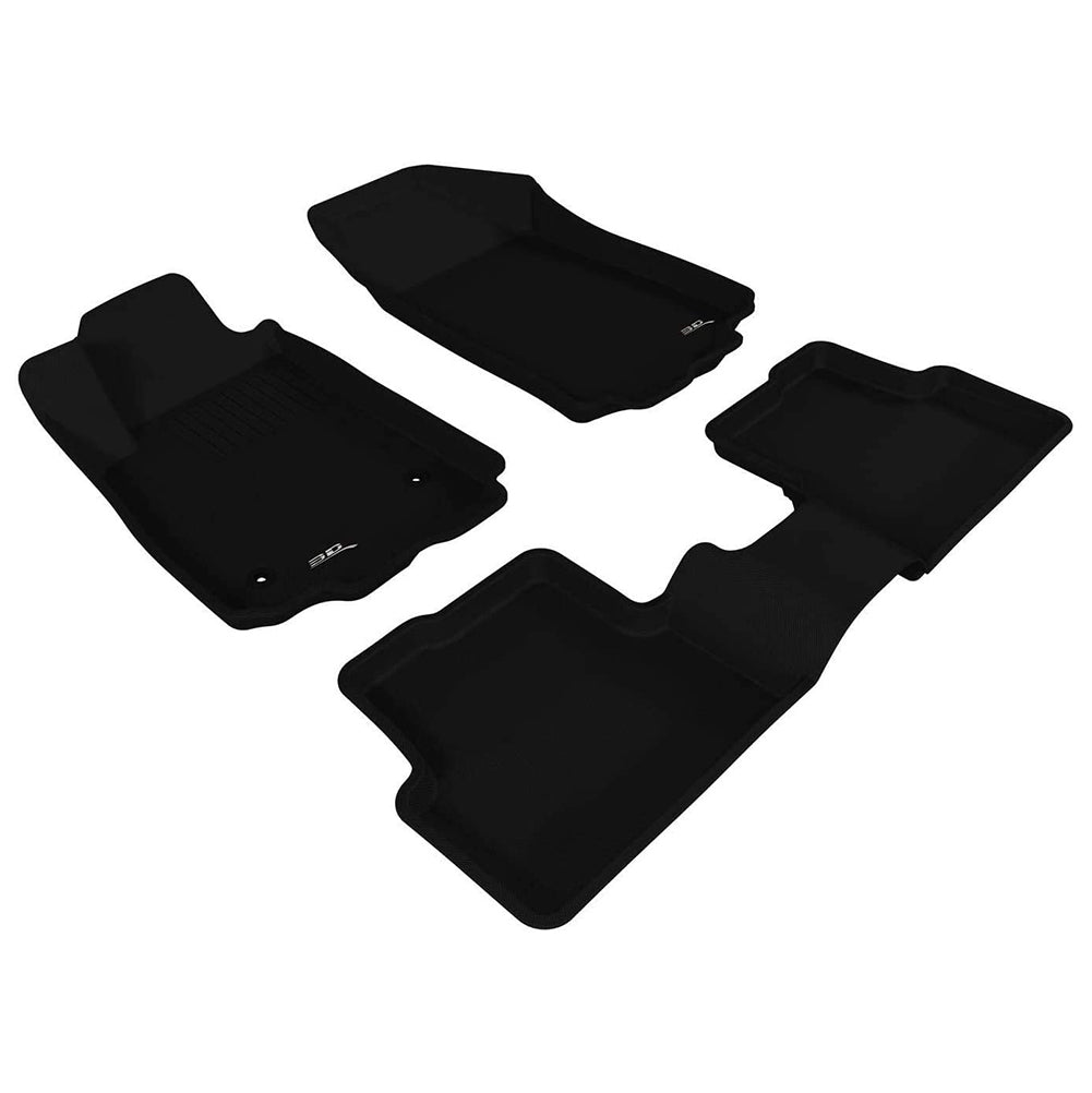 2012-2020 Chevrolet Sonic 3D MAXpider Custom Fit All Weather Floor Mats - Black-SR1 Performance