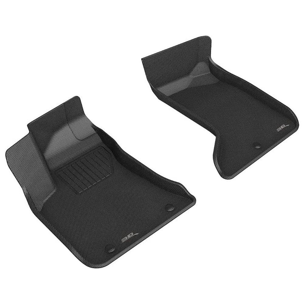 2012-2023 Dodge Charger AWD 3D MAXpider Kagu Floor Mats - Black-SR1 Performance