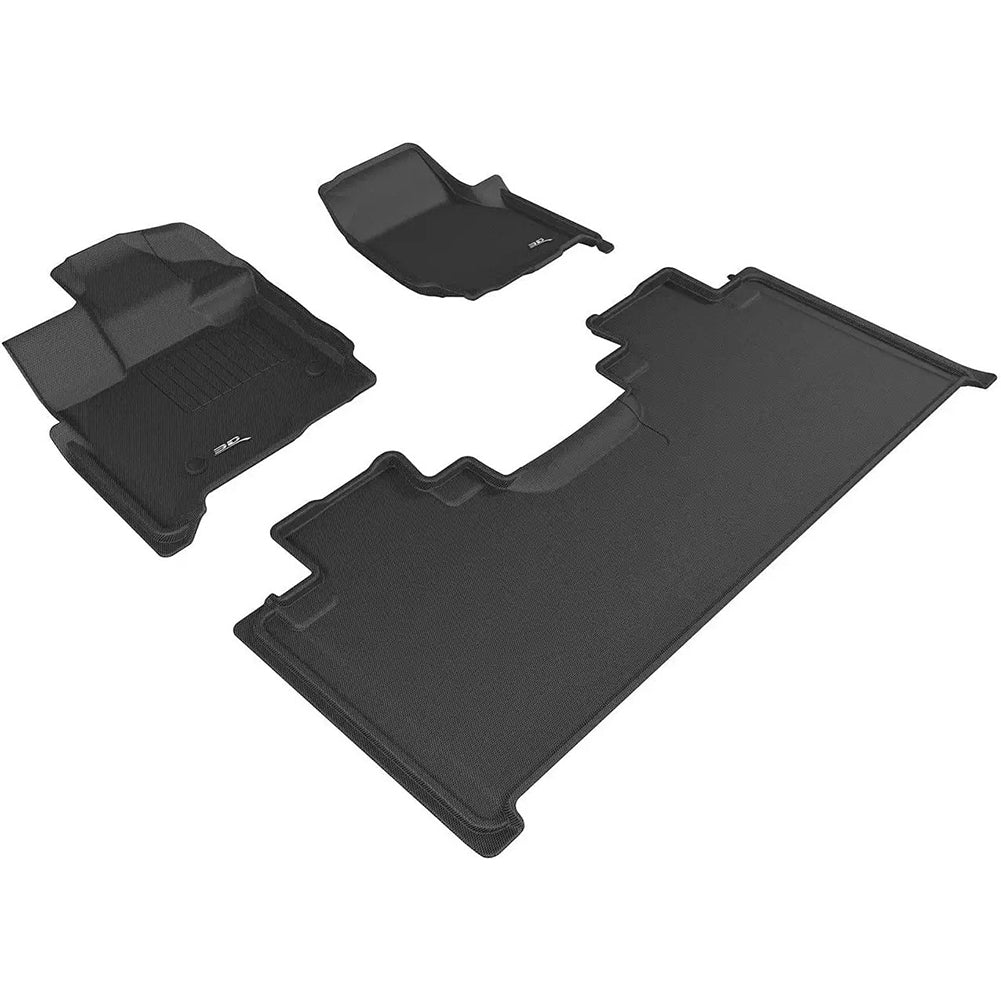 2016-2023 Honda HR-V HRV 3D MAXpider Custom Fit Floor Mats - 2 Rows Black-SR1 Performance