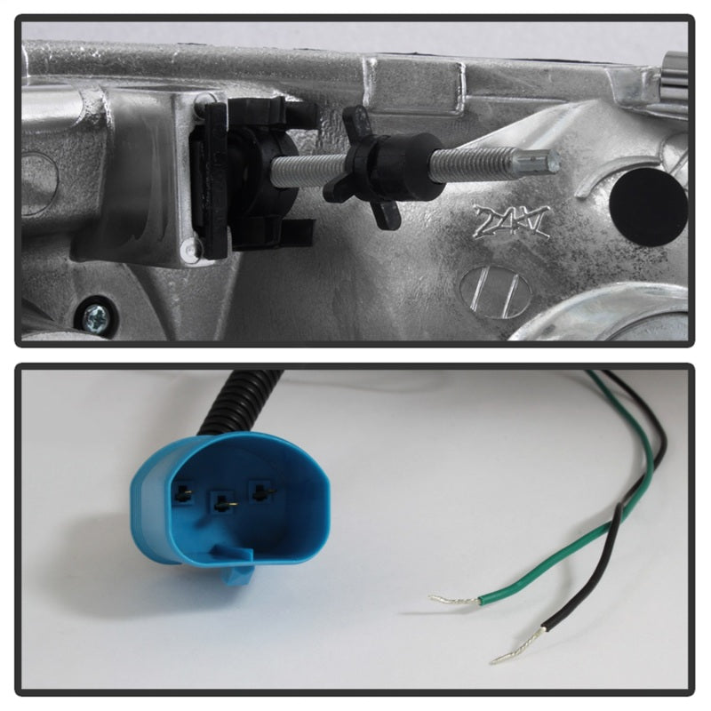 Spyder 97-03 Ford F-150 (After 6/1997) Light Bar Projector Headlights - Blk (PRO-YD-FF15097V2-LB-BK)-SR1 Performance