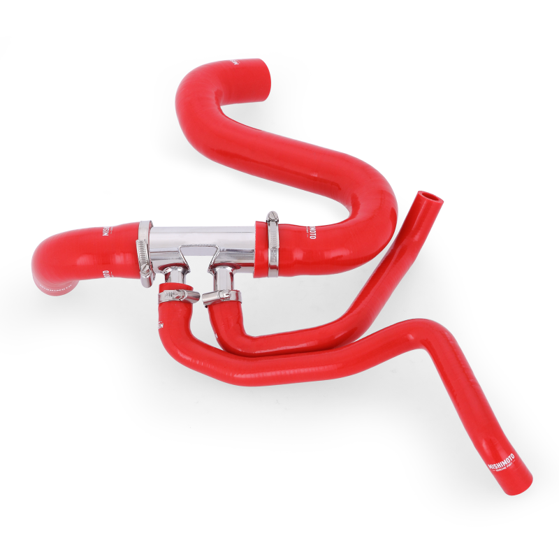 Mishimoto 2015+ Ford Mustang GT Silicone Lower Radiator Hose - Red-SR1 Performance