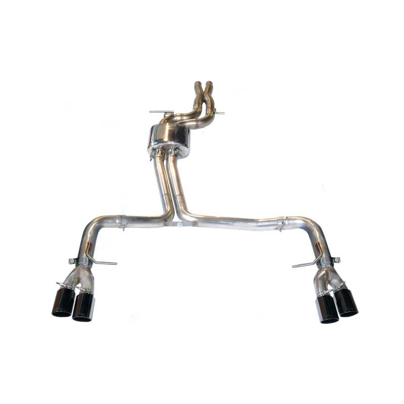 AWE Tuning Audi B8 / B8.5 S4 3.0T Track Edition Exhaust - Diamond Black Tips (90mm)-SR1 Performance