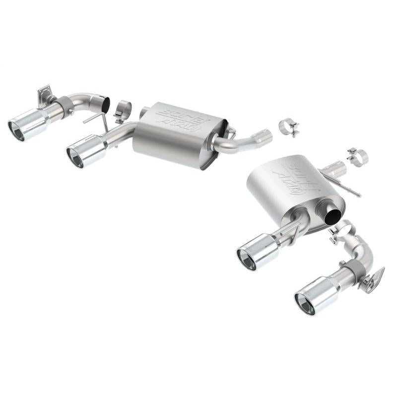Borla 2016 Chevy Camaro V6 AT/MT ATAK Rear Section Exhaust w/ Dual Mode Valves-SR1 Performance