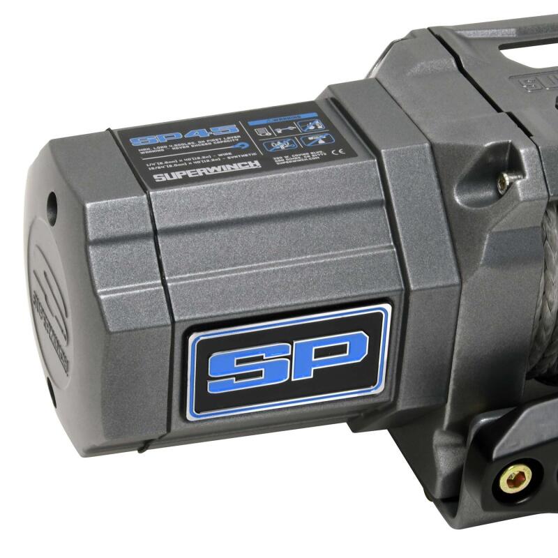 Superwinch 4500 LBS 12V DC 1/4in x 40ft Synthetic Rope Hawse Fairlead SP 45SR Winch-SR1 Performance