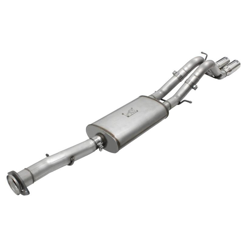 aFe Power MACHForce XP Exhaust System Cat-Back 409 Stainless Steel 07-08 Hummer H2 V8 6.0L/6.2L-SR1 Performance