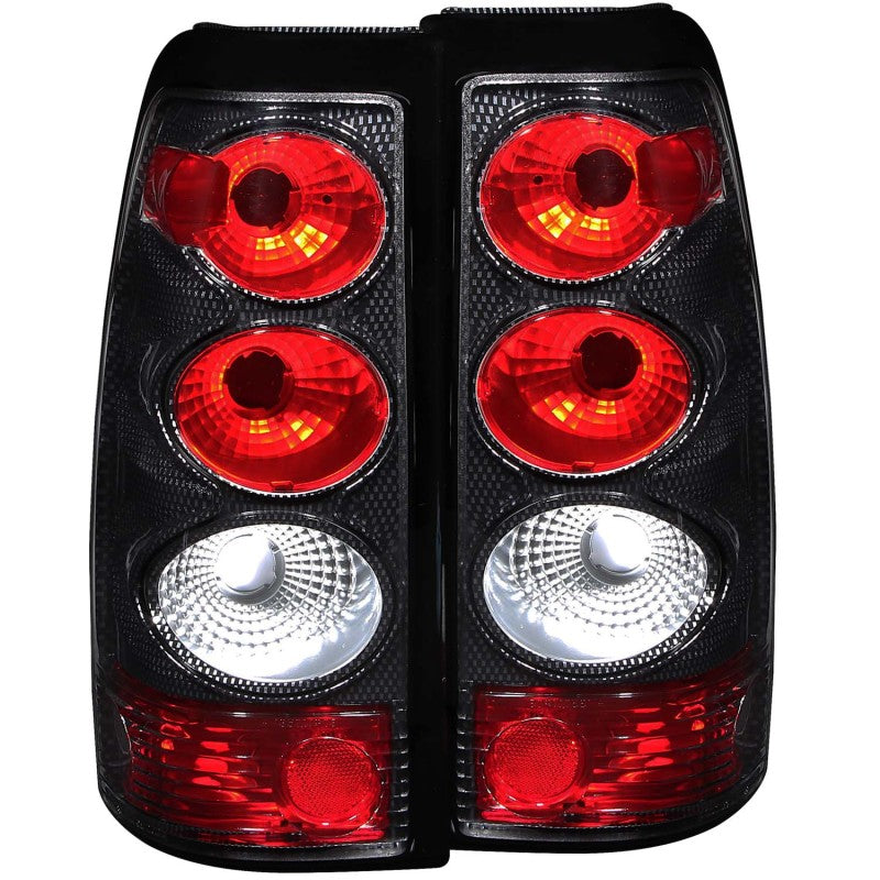 ANZO 2003-2006 Chevrolet Silverado 1500 Taillights Carbon-SR1 Performance