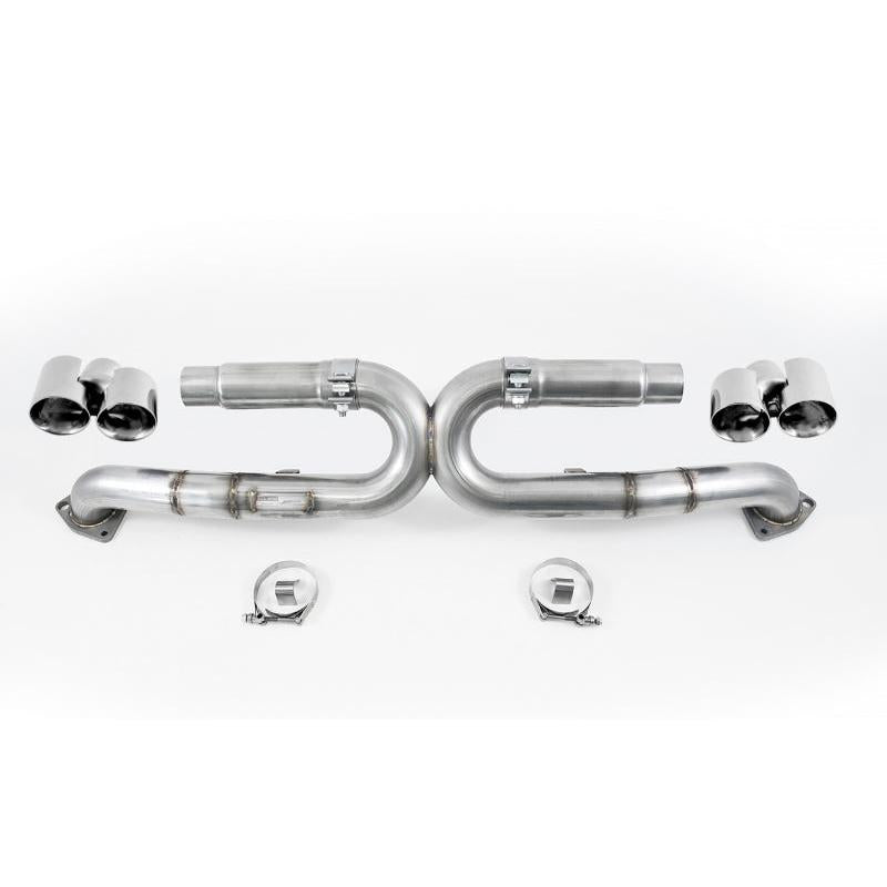 AWE Tuning 991 Carrera Performance Exhaust - Chrome Silver Tips-SR1 Performance