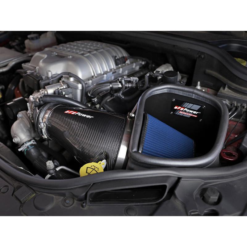 aFe Track Series Carbon Fiber Pro 5R AIS - 19-20 Jeep Grand Cherokee Trackhawk 6.2L-SR1 Performance