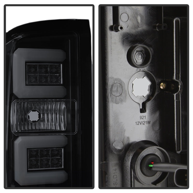 Spyder Chevy Silverado 16-17 Light Bar LED Tail Lights - Black Smoke ALT-YD-CS16-LED-BSM-SR1 Performance