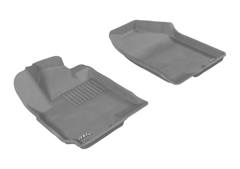 3D MAXpider 2010-2013 Kia Soul Kagu 1st Row Floormat - Gray-SR1 Performance