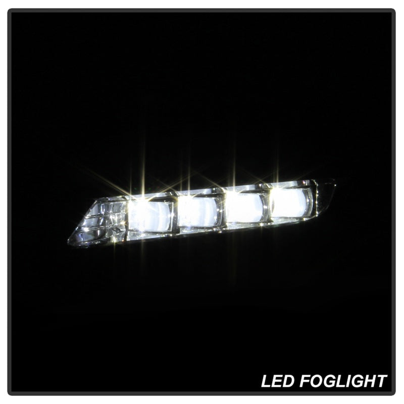 Spyder 18-19 Honda Accord Sedan OEM LED Fog Lights w/OEM Fit Switch - Clear (FL-HA2018-4D-LED-C)-SR1 Performance