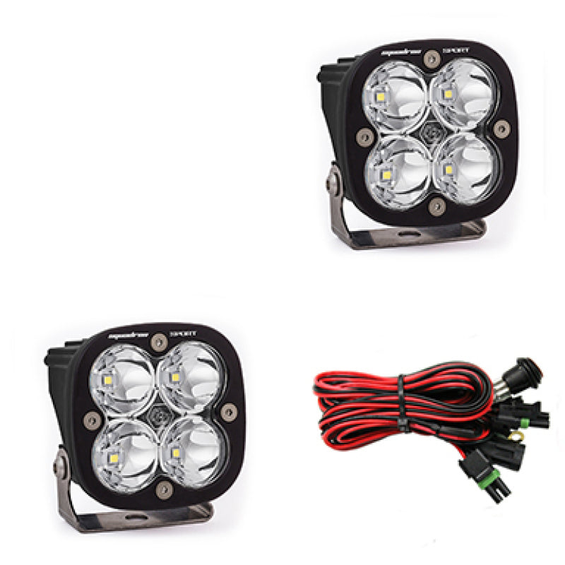 Baja Designs Squadron Sport Spot LED Light Pods - Clear-SR1 Performance